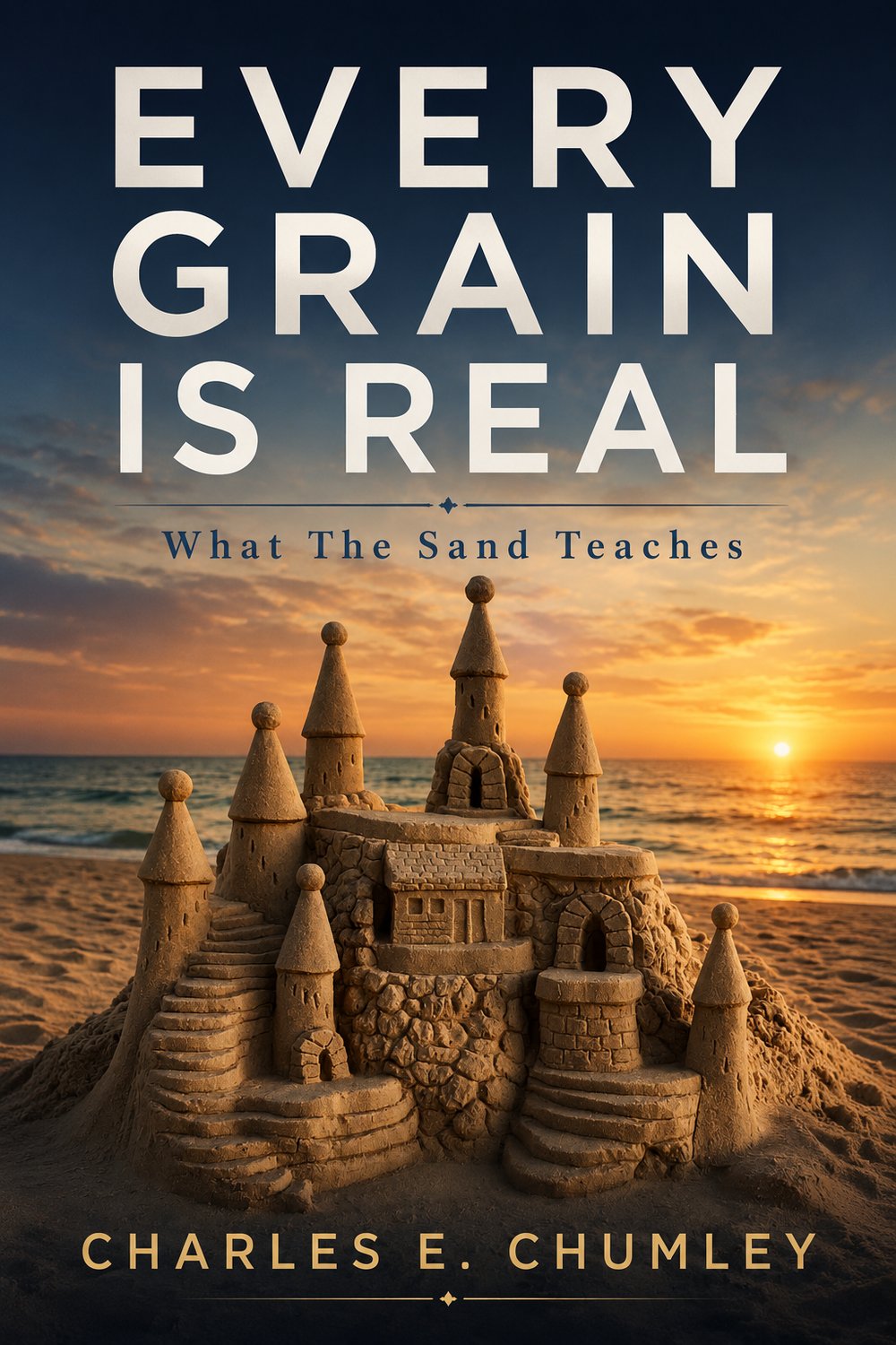 Book cover of Every Grain Is Real: What the Sand Teaches by Charles E. Chumley