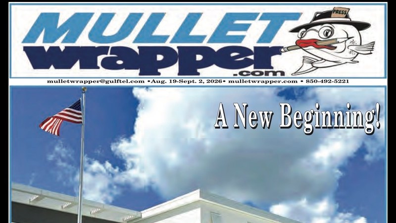 The Mullet Wrapper newspaper front page, August 19 to September 2, 2026 edition