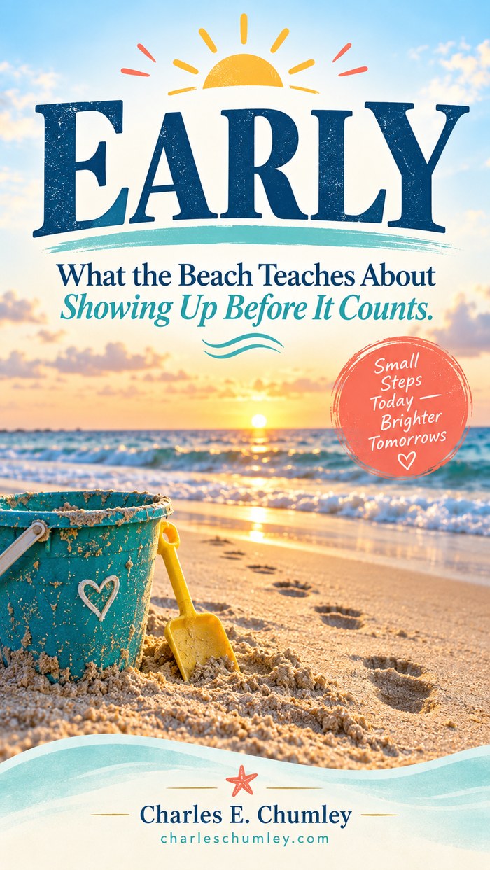 Cover for the keynote Early: What the Beach Teaches About Showing Up Before It Counts
