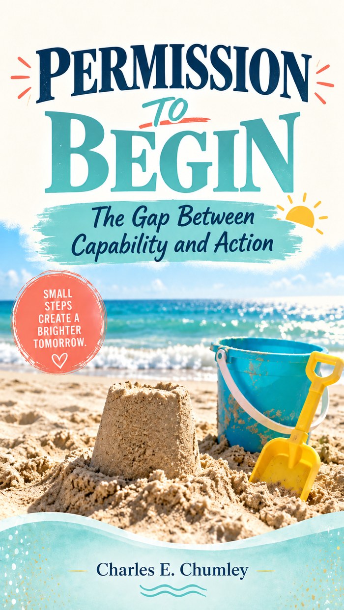 Cover for the keynote Permission to Begin: The Gap Between Capability and Action